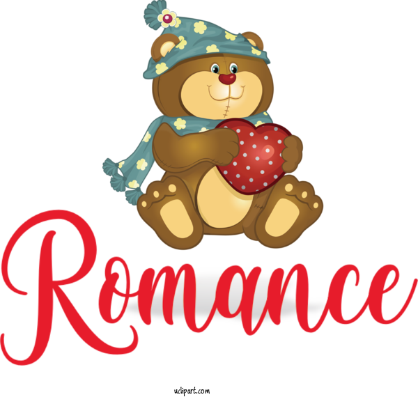 Free Holidays Christmas Day Cartoon Teddy Bear For Valentines Day Clipart Transparent Background