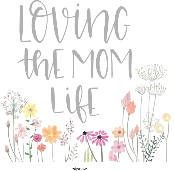Free Holidays Floral Design Flower Drawing For Mothers Day Clipart Transparent Background
