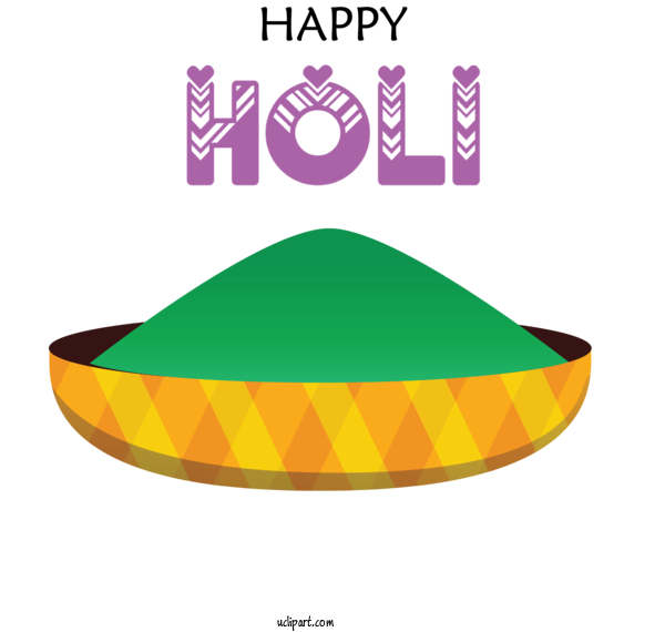 Free Holidays Yellow Meter Line For Holi Clipart Transparent Background