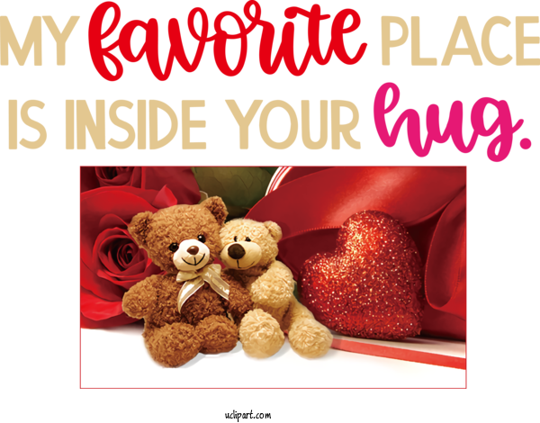 Free Holidays Teddy Bear  Meter For Valentines Day Clipart Transparent Background