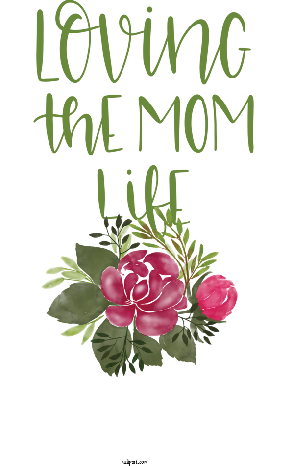 Free Holidays Floral Design Icon For Mothers Day Clipart Transparent Background