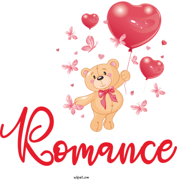 Free Holidays Teddy Bear Cuteness Cartoon For Valentines Day Clipart Transparent Background