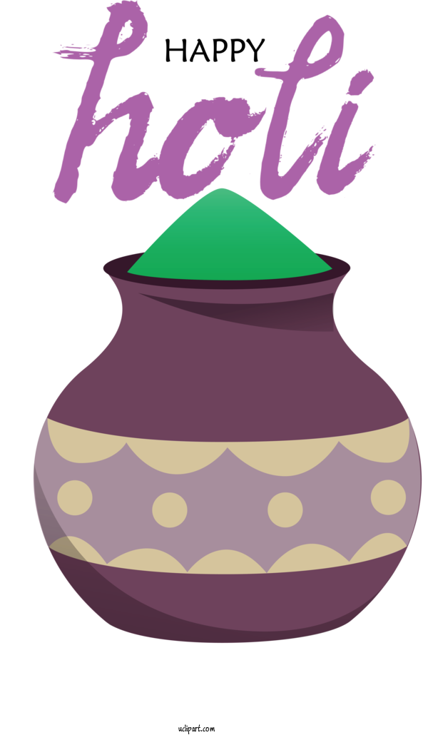 Free Holidays Violet Design Birthday For Holi Clipart Transparent Background