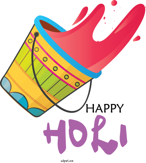 Free Holidays Drawing Logo Design For Holi Clipart Transparent Background