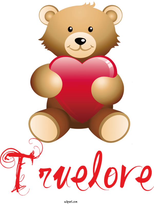 Free Holidays Bears Teddy Bear Heart For Valentines Day Clipart Transparent Background