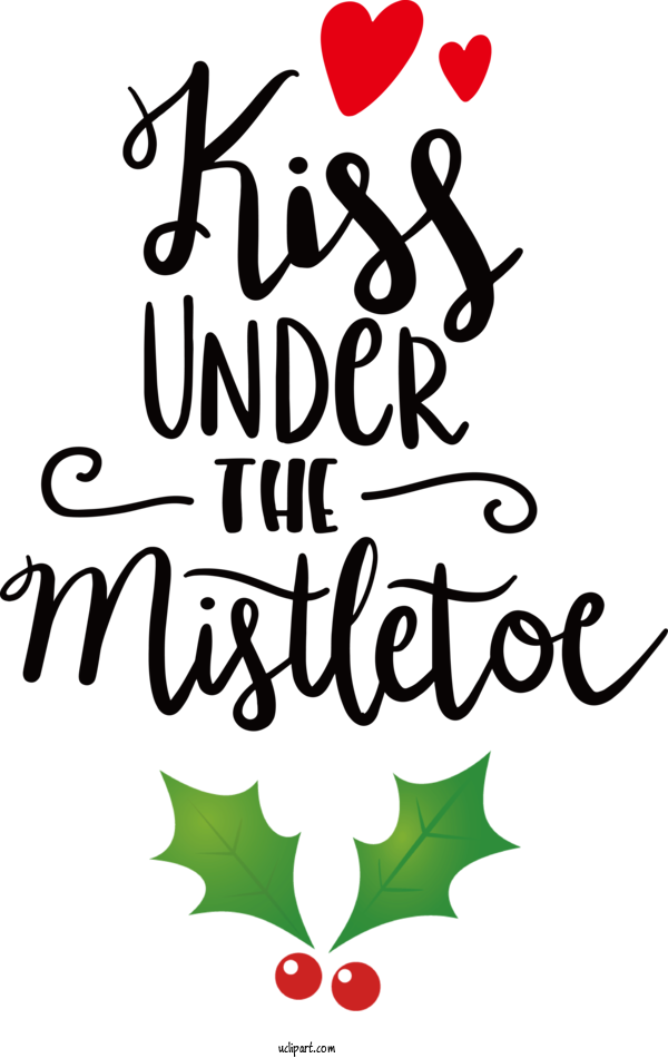 Free Holidays Christmas Day Mistletoe Drawing For Christmas Clipart Transparent Background