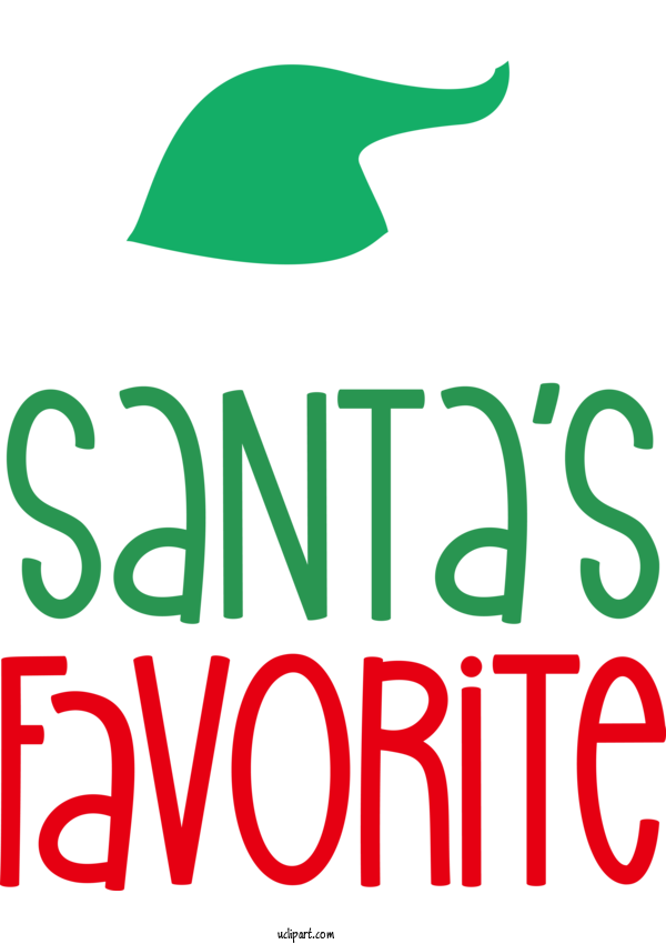 Free Cartoon Logo Green Symbol For Santa Clipart Transparent Background
