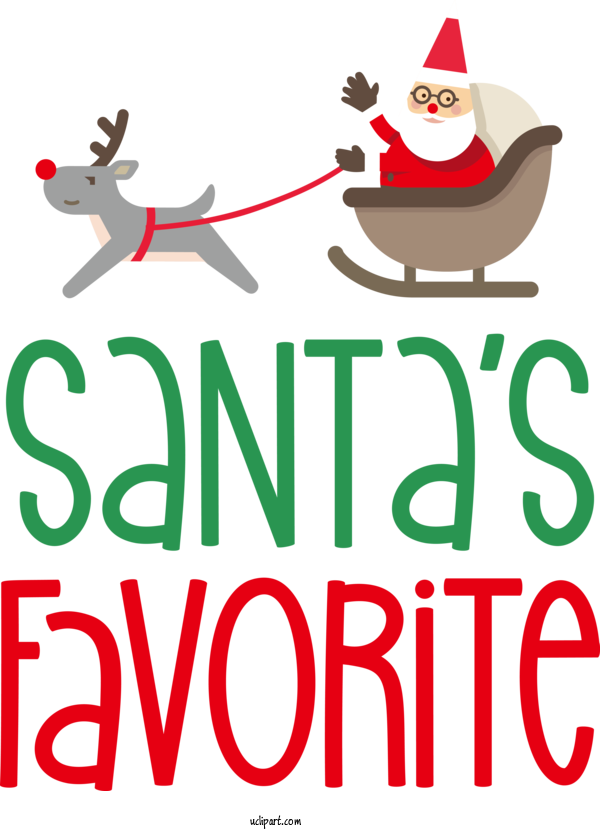 Free Cartoon Reindeer Deer Christmas Decoration For Santa Clipart Transparent Background