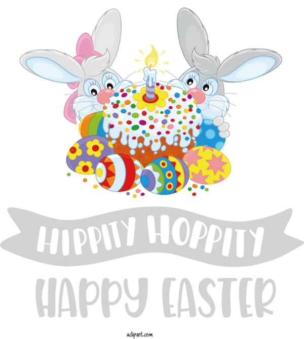 Free Holidays Easter Bunny Easter Egg Eastertide For Easter Clipart Transparent Background