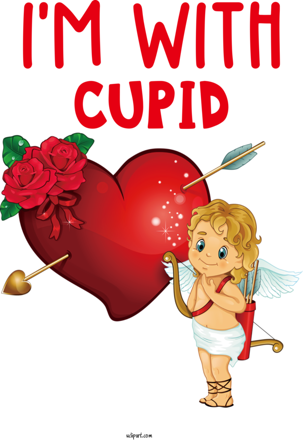 Free Holidays Cupid And Psyche Cupid Psyche Revived By Cupid's Kiss For Valentines Day Clipart Transparent Background