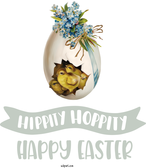 Free Holidays Easter Bunny Easter Egg Easter Chicks For Easter Clipart Transparent Background