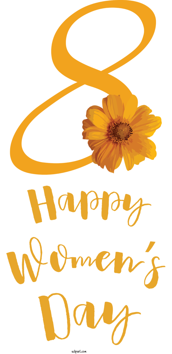 Free Holidays Floral Design Cut Flowers Sunflower Seed For International Women's Day Clipart Transparent Background