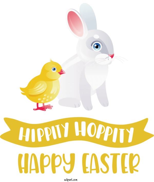 Free Holidays Hare Birds Ducks For Easter Clipart Transparent Background