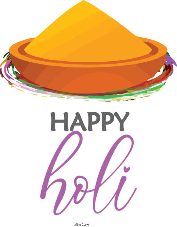 Free Holidays Calligraphy Lettering Text For Holi Clipart Transparent Background