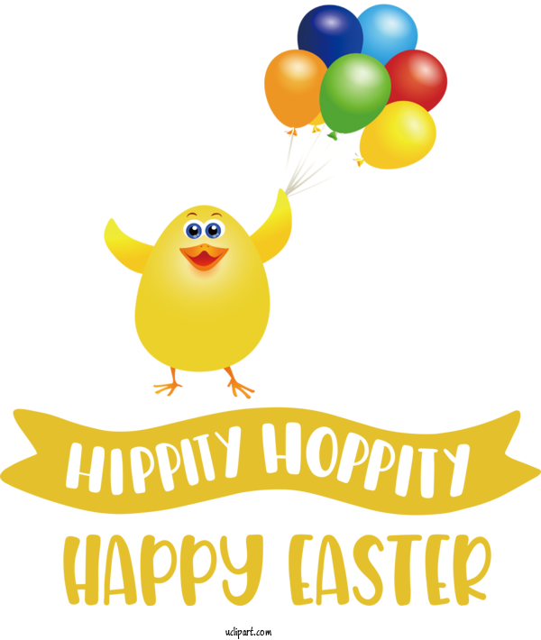 Free Holidays Birds Beak Yellow For Easter Clipart Transparent Background