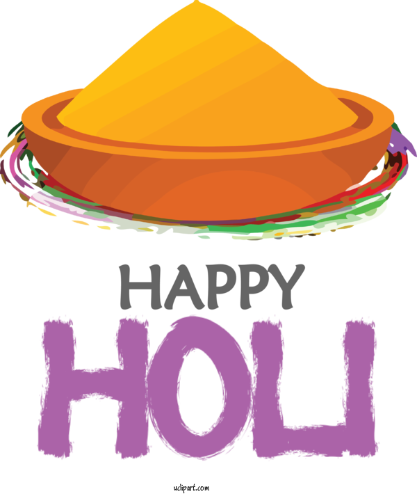 Free Holidays Logo Design Hat For Holi Clipart Transparent Background