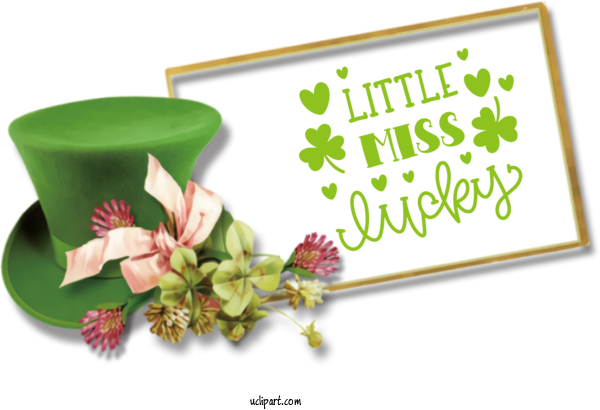 Free Holidays Picture Frame Painting Floral Design For Saint Patricks Day Clipart Transparent Background
