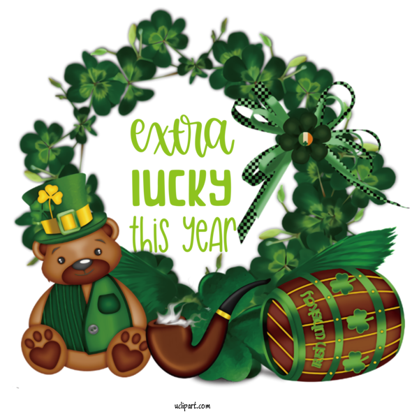 Free Holidays Saint Patrick's Day Picture Frame Christmas Ornament For Saint Patricks Day Clipart Transparent Background