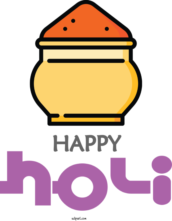 Free Holidays Logo Design Holi For Holi Clipart Transparent Background