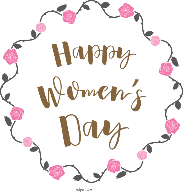 Free Holidays International Women's Day  March 8 For International Women's Day Clipart Transparent Background