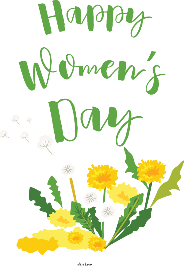Free Holidays Cartoon Icon Design For International Women's Day Clipart Transparent Background