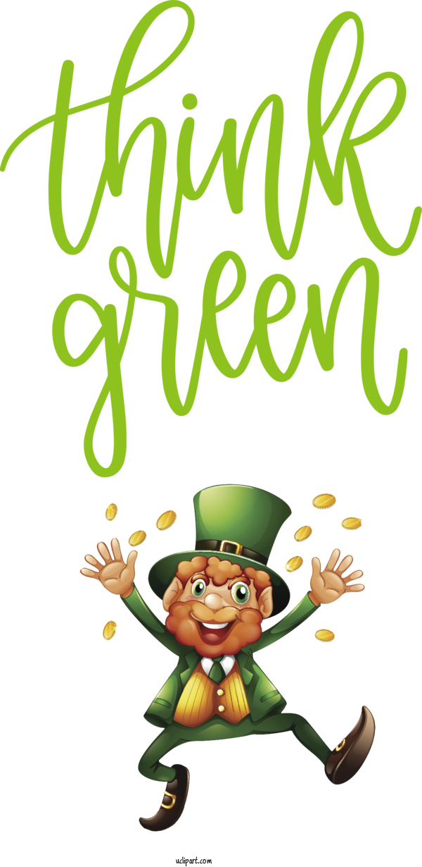 Free Holidays Saint Patrick's Day Leprechaun Shamrock For Saint Patricks Day Clipart Transparent Background