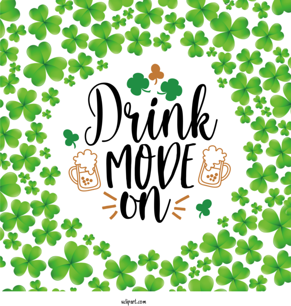 Free St. Patrick's Day Saint Patrick's Day Clover Shamrock For St Patricks Day Quotes Clipart Transparent Background
