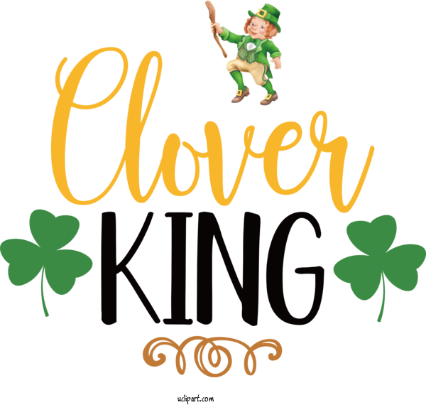 Free St. Patrick's Day Logo Meter Leaf For St Patricks Day Quotes Clipart Transparent Background