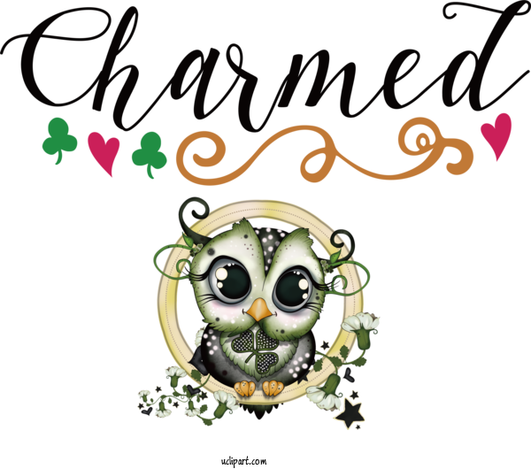 Free St. Patrick's Day True Owl Painting Birds For St Patricks Day Quotes Clipart Transparent Background