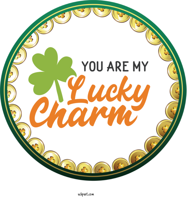 Free St. Patrick's Day Logo Label.m Flower For St Patricks Day Quotes Clipart Transparent Background