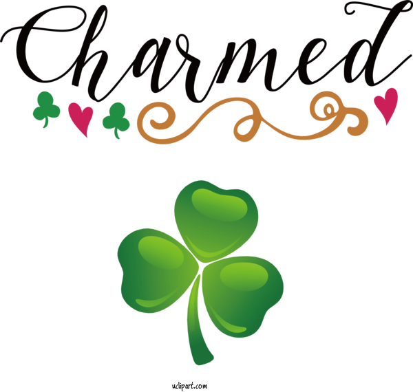 Free St. Patrick's Day Logo Symbol Leaf For St Patricks Day Quotes Clipart Transparent Background