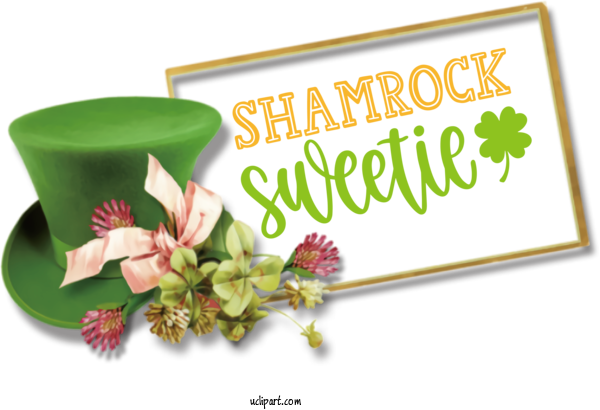Free Holidays Leaf Floral Design Herbal Medicine For Saint Patricks Day Clipart Transparent Background