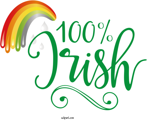 Free St. Patrick's Day Logo Symbol Line For St Patricks Day Quotes Clipart Transparent Background