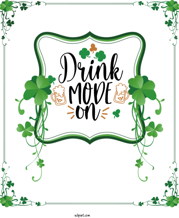 Free St. Patrick's Day Saint Patrick's Day Shamrock For St Patricks Day Quotes Clipart Transparent Background