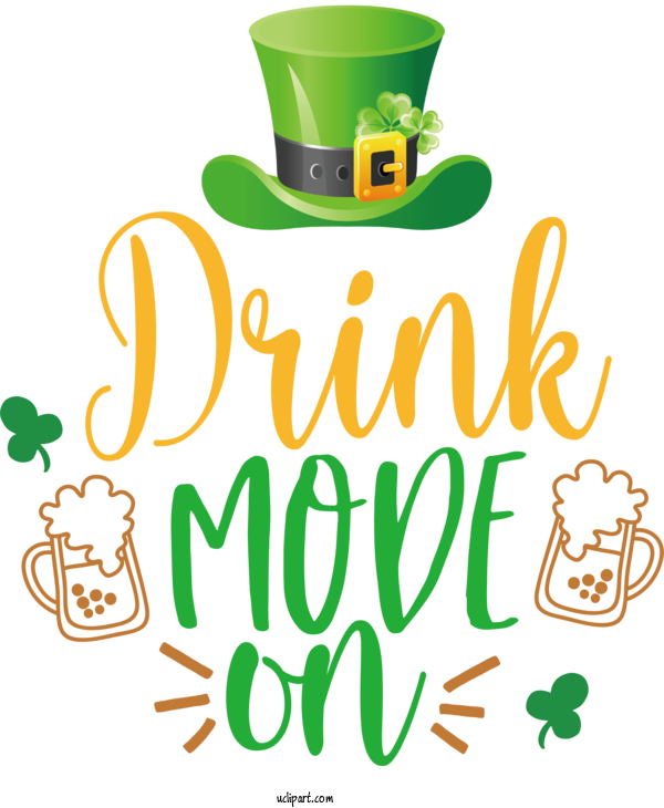 Free St. Patrick's Day Logo Commodity Symbol For St Patricks Day Quotes Clipart Transparent Background