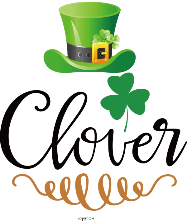 Free St. Patrick's Day Logo Leaf Symbol For St Patricks Day Quotes Clipart Transparent Background