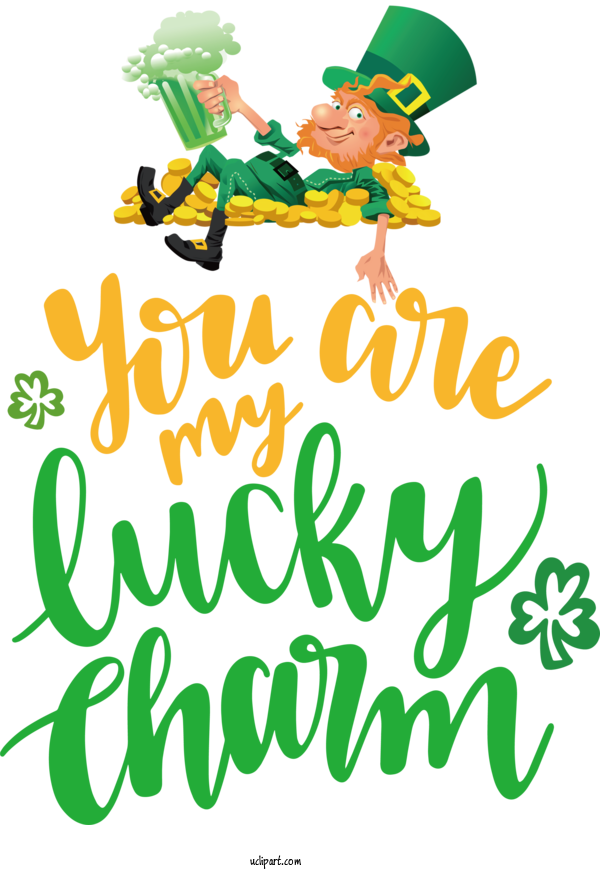 Free St. Patrick's Day Logo Leaf Meter For St Patricks Day Quotes Clipart Transparent Background