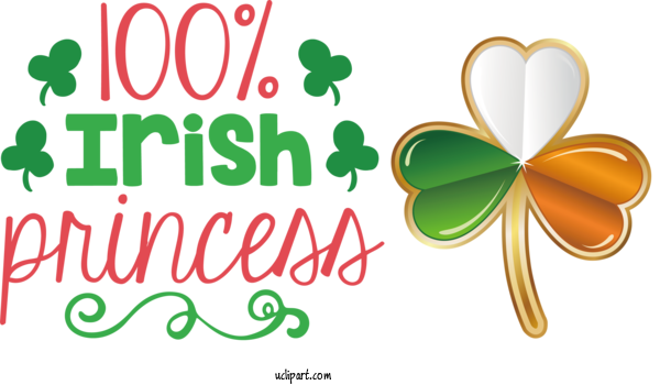Free St. Patrick's Day Shamrock Leaf Line For St Patricks Day Quotes Clipart Transparent Background