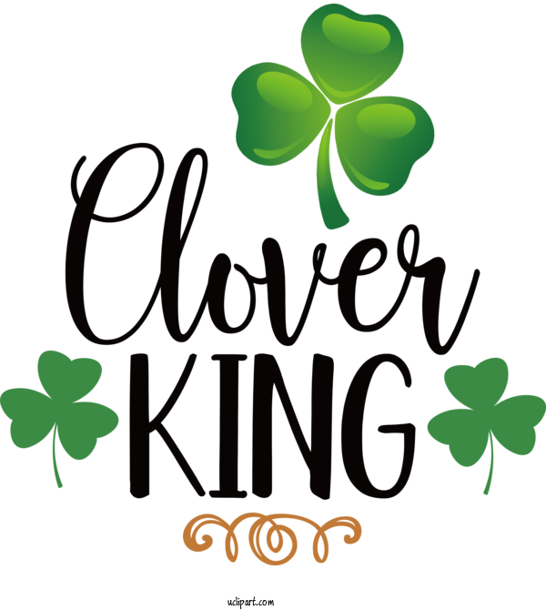 Free St. Patrick's Day Logo Leaf Flower For St Patricks Day Quotes Clipart Transparent Background