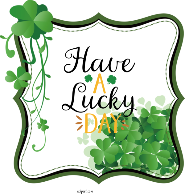 Free Holidays Shamrock Four Leaf Clover Saint Patrick's Day For Saint Patricks Day Clipart Transparent Background