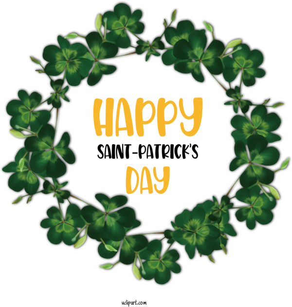 Free Holidays Saint Patrick's Day Shamrock Leprechaun For Saint Patricks Day Clipart Transparent Background