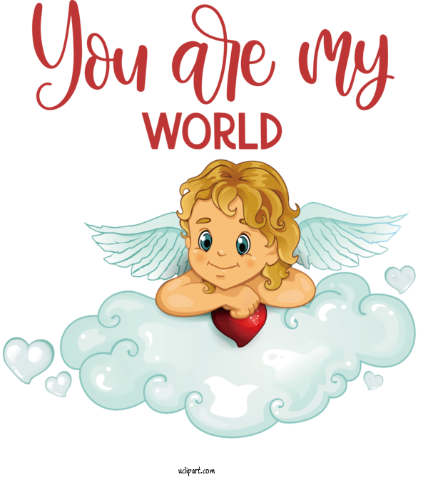 Free Holidays Cupid Cherub Angel For Valentines Day Clipart Transparent Background