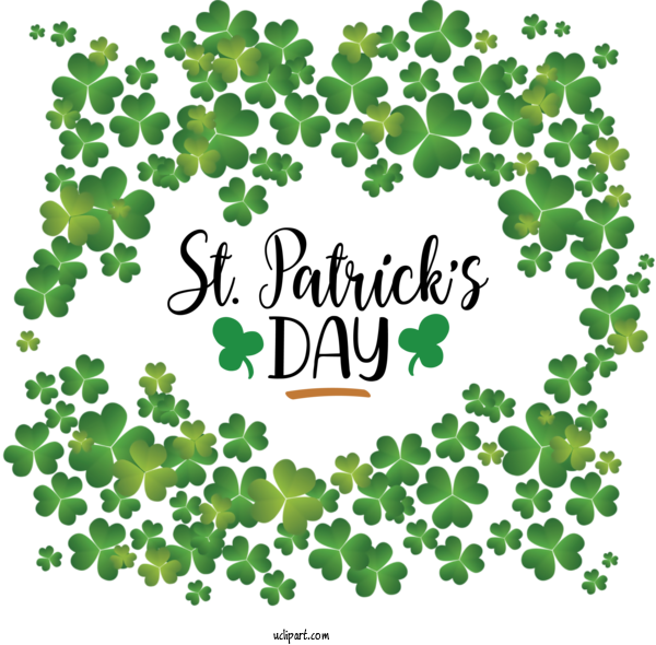 Free Holidays Saint Patrick's Day Shamrock National ShamrockFest For Saint Patricks Day Clipart Transparent Background