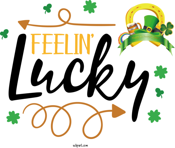 Free Holidays Logo Cartoon Green For Saint Patricks Day Clipart Transparent Background