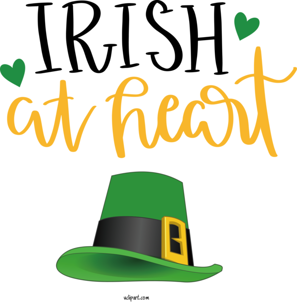 Free Holidays Logo Hat Green For Saint Patricks Day Clipart Transparent Background