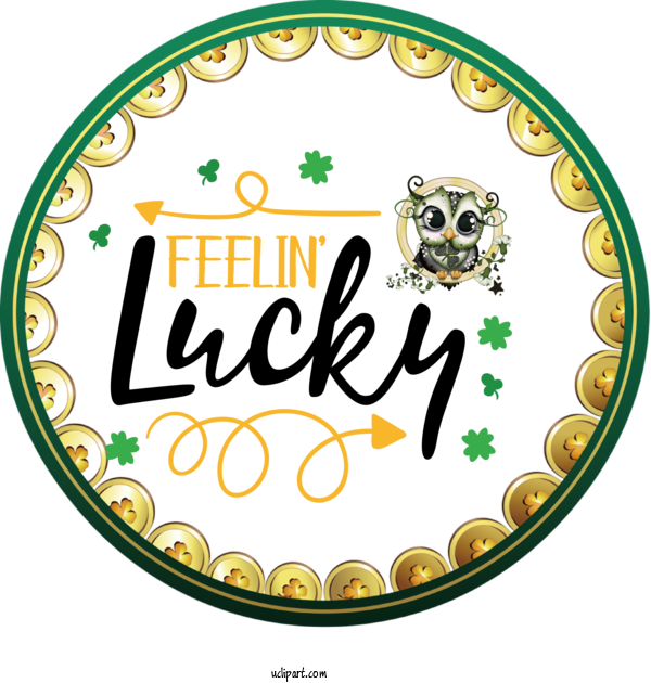Free Holidays Design Lucky Love Lucky Love For Saint Patricks Day Clipart Transparent Background