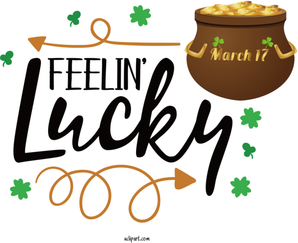 Free Holidays Lucky Love Lucky Love Michael Seyer For Saint Patricks Day Clipart Transparent Background