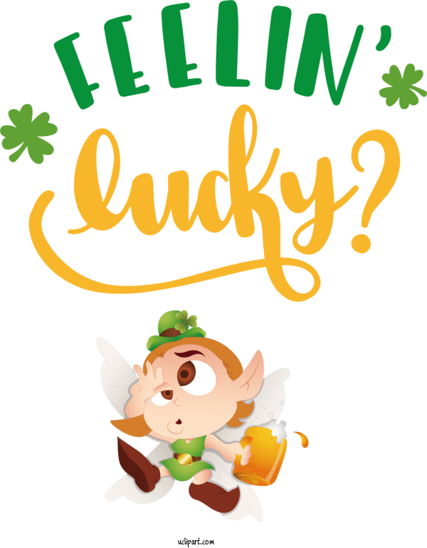 Free Holidays Royalty Free Cartoon Drawing For Saint Patricks Day Clipart Transparent Background