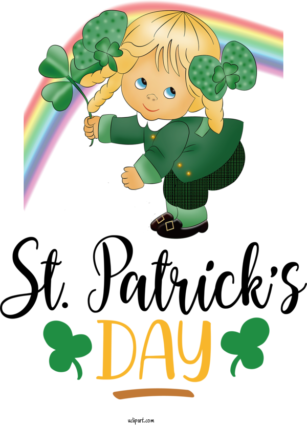 Free Holidays Saint Patrick's Day  Irish People For Saint Patricks Day Clipart Transparent Background
