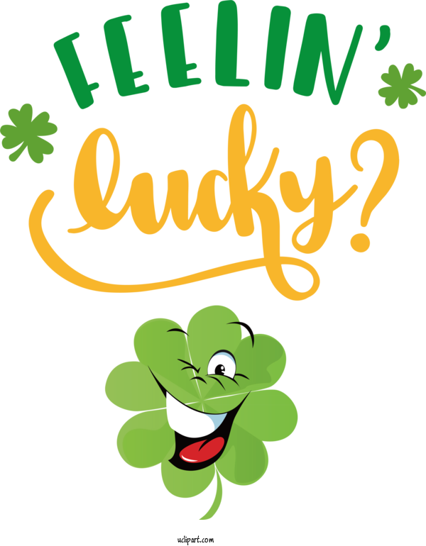 Free Holidays Leaf Logo Green For Saint Patricks Day Clipart Transparent Background